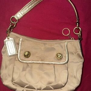 Vintage Coach gold Shoulder Bag
